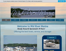 Tablet Screenshot of midrivermarine.com